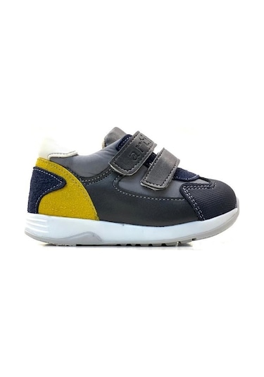 Tuğba Ortopedi 1832 Bebek İlk Adım Ayakkabı Lacivert/gri Gri - Lacivert
