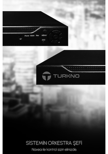 Turkno Navea 8 Kanal AHD DVR Xmeye Hibrit Kayıt Cihazı