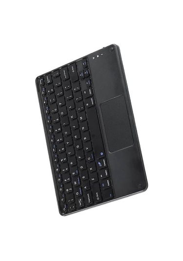 Dokunmatik Yüzeyli Kablosuz Klavye Bluetooth Klavye Pc Tablet Oyun Siyah
