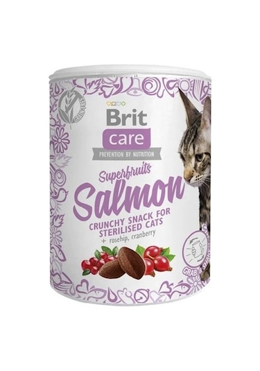 Brit Care Somonlu Kısırlaştırılmış Kedi Ödülü Maması 100 G
