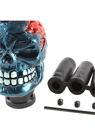 Suntek Manuel Kafatası Vites Değiştirme Topuzu Mavi