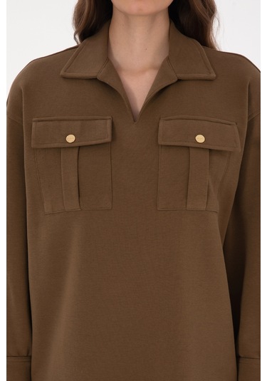 U.s. Polo Assn. Kadın Haki Elbise Örme 50318191-vr027 Haki