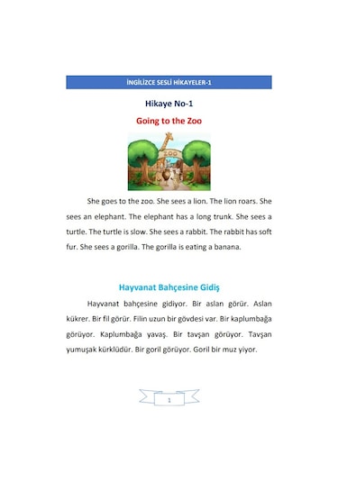 İngilizce Sesli Hikâye Kitapları 407 Sesli Hikaye