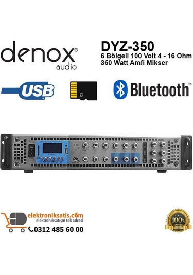 Denox Dyz-350 100V 350 Watt 6 Bölgeli Anfi