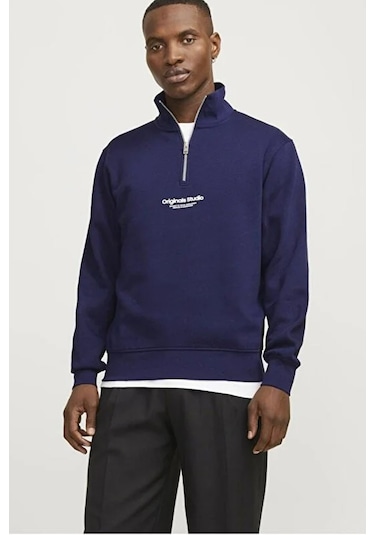 Jack & Jones Jorvesterbro Erkek Sweat Lacivert