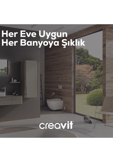 Creavit Çöp Kovası 12 Lt Pedallı Krom