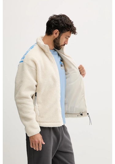 Napapijri T-fiemme Erkek Polar Ceket-30432 Beyaz