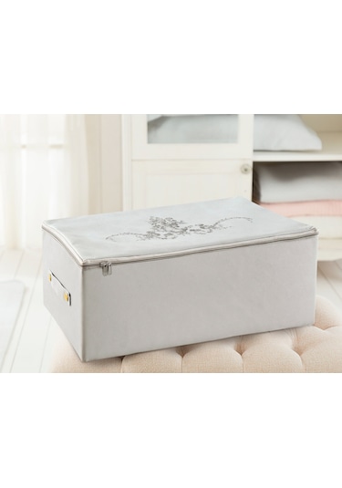 Madame Coco Çiçek Desen Baskılı Hurç Bhu-0452x28x21cm-gri