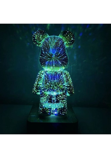 Yaratıcı Ayı Renkli Değişen Atmosfer Işığı Gece Ve Kamp Lambası Renkli Çok Renkli