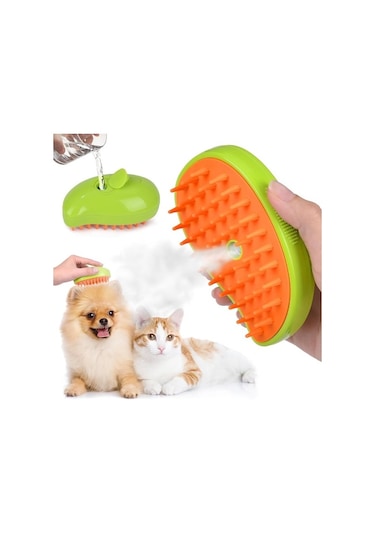 Şarjlı Soğuk Buharlı Kedi Köpek Fırçası Tarağı