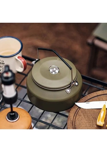 Kamp Su Isıtıcısı Kaynar Ocak Üstü Su Isıtıcısı Gümüş Çok Renkli