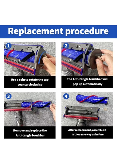 Xurunkeji V11 V10 V8 V7 V12 Sv10 Sv11 Sv12 Sv14 Sv30 Elektrikli Süpürge Ataşmanları İçin Doğrudan Tahrikli Sarma Önleyici Silindir Fırçası Xurunkeji V11 V10 V8 V7 V12 Sv10 Sv11 Sv12 Sv14 Sv30 Elektrikli Süpürge Ataşmanları İçin Doğrudan Tahrikli Sarma Önleyici Silindir Fırçası