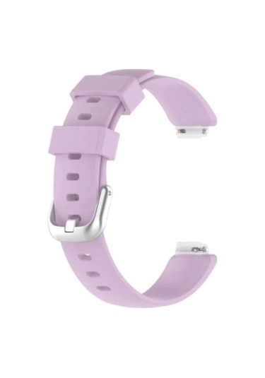 Fitbit Inspire 2 Small Beden S Sıze Için Silikon Kordon Kayış Lila