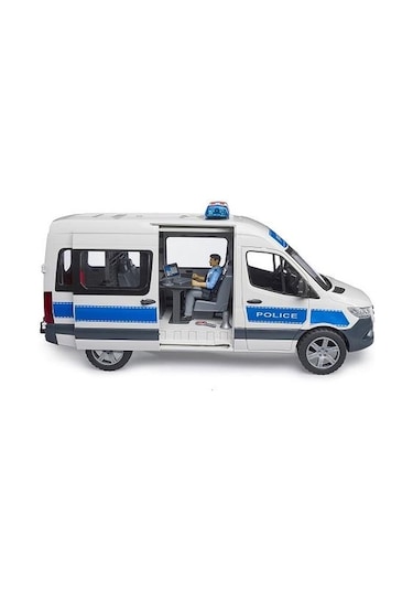 Bruder Mb Sprinter Polis Minibüsü, Sürücüsü Ve Aksesuarları Br02683