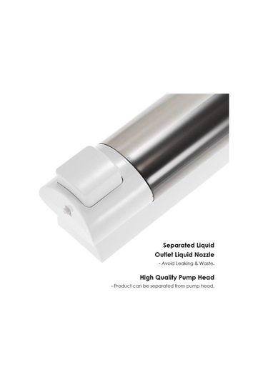 Beyaz Chuangdıan Çift Taraflı Köpük Bantlı Manuel El Sabunu Dispenseri Duvara Monte Sıvı Şampuan Duş Beyaz