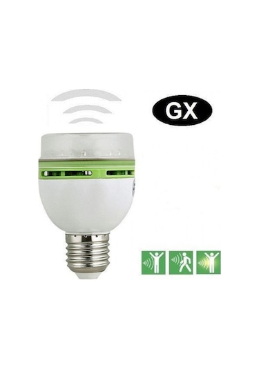 Ses Sensörlü Led Ampül 50 Led E-27 Duy