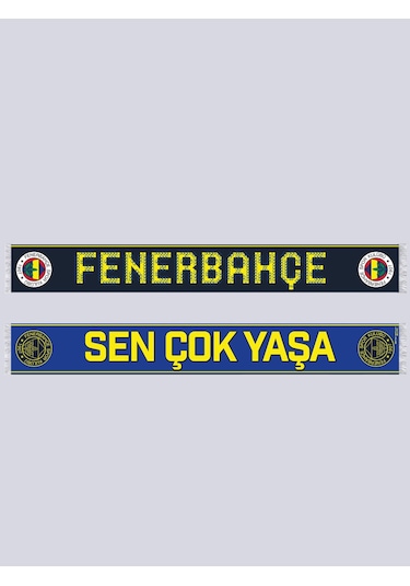 Fenerbahçe Unisex Sen Çok Yaşa Şal Sarı - Lacivert