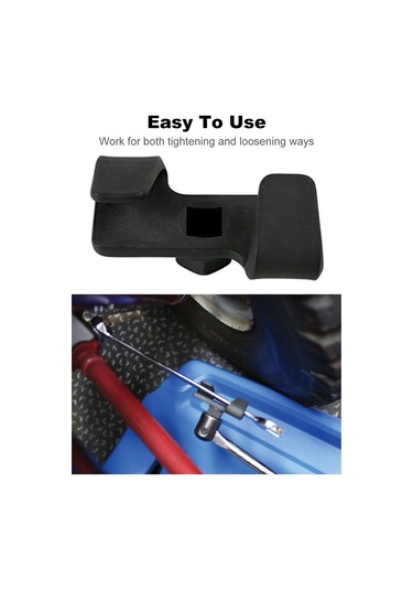 Tenfowee 1/2" Siyah Metal Anahtar Adaptörü - Evrensel Uzatma Aparatı