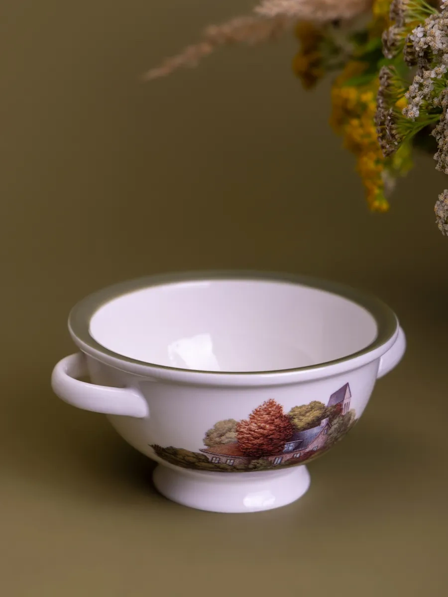 Lefard "family House" 300 Ml Saplı Salata Kasesi Hayırda Yassı Kap 204481744 Beyaz