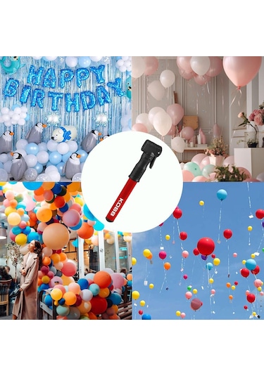 Kobb Kb2203 87 Psı Bisiklet Lastik Şişirme Taşınabilir Mini El Pompası + Bisiklet Montaj Aparatı