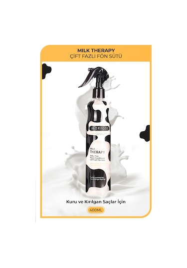 Morfose Milk Therapy Çift Fazlı Sprey Fön Suyu 400 ML