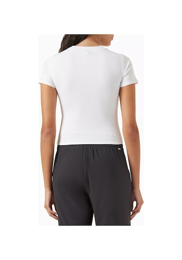 Vuori Modal Kesimli Pose Fitted Crop Top, Yumuşak & Esnek Kesim, Çok Yönlü Beyaz