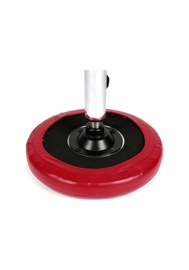 Flybuy Yuvarlak Pu Deri Tabure Kılıfı - Sentetik Bar Tabure Koltuk Kılıfı - Yemek İçin Kullanılır Şarap Kırmızısı