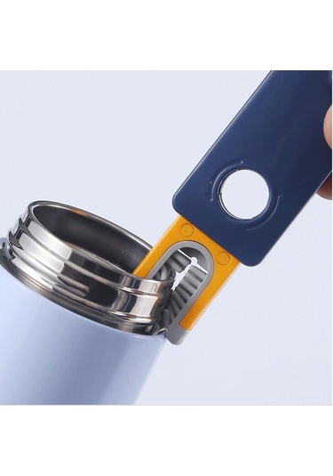 Tenfowee Mavi Modern Minimalist Silikon Bardak Fırçası - Dört İşlevli Kuvvetli Temizleme, Köşelerde Ve Boşluklarda Kirleri Temizler, Bardakları Hasar Vermeden