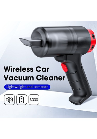 Cbtx Carsun C3088 Şarj Edilebilir Araba Ev Elektrikli El Süpürgesi Yüksek Güçlü Kablosuz Elektrikli Süpürge