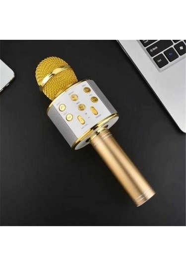 Kablosuz Mikrofon Profesyonel Kondenser Karaoke Mikrofon Bluetooth Standı Radyo Mikrofon Kayıt Stüdyosu