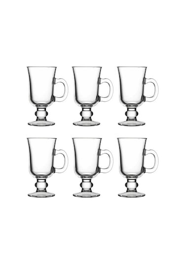 Paşabahçe Irish Coffee 6 Adet Kulplu Latte Bardak – Paşabahçe Lat