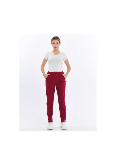 Mapamyumco Quick Dry Kadın Trekking Pantolon-bordo Bordo