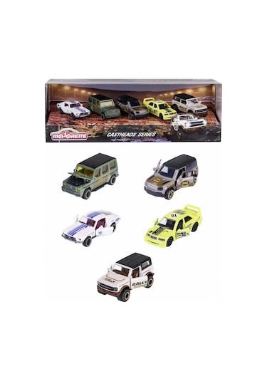 Majorette Castheads Track Racer 5'li