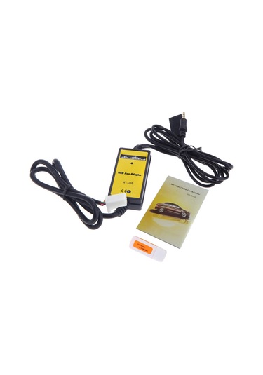Xindoker Toyota 2 6p İçin Araç Usb Aux Adaptörü - Cd Kalitesi Ses, Usb/sd Kart Desteği, Radyo Panel Kontrolü, Kol Çubuğu Kumandasız Kullanım