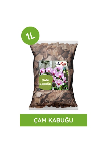 Bykurt İthal Orkide Toprağı 1l Hollanda Çam Kabuğu Özel Tür Orkideler İçin İdeal Karışım 1 Litre
