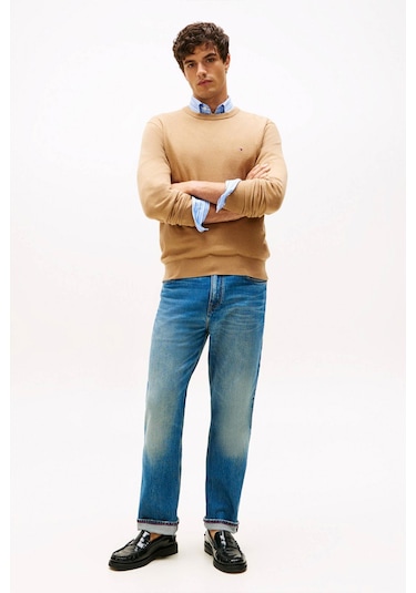 Tommy Hilfiger Erkek Kazak Bej
