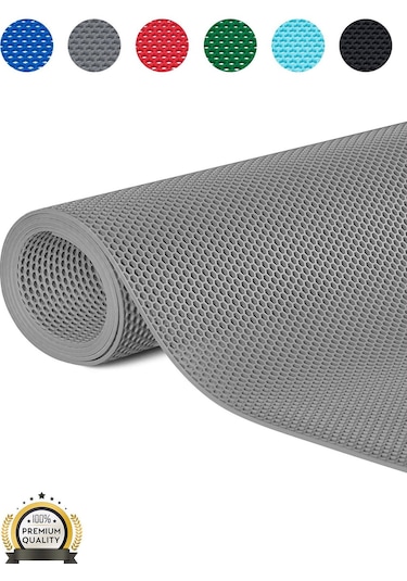 Kaydırmaz Gri Bal Petek Paspas Yolluk En:90cm