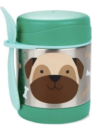 Skip Hop Zoo Paslanmaz Çelik Termos 325 ML Köpek Yeşil