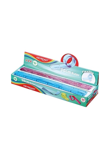 Keyroad Kırılmaz Cetvel 30 CM Yeşil