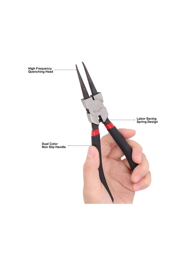 Ximistore9 Karbon Çelik İç Doğru İpler Kaldırıcı, Kauçuk Saplı 7 İnç, Sabit Halkalar İçin Sk-112-7c