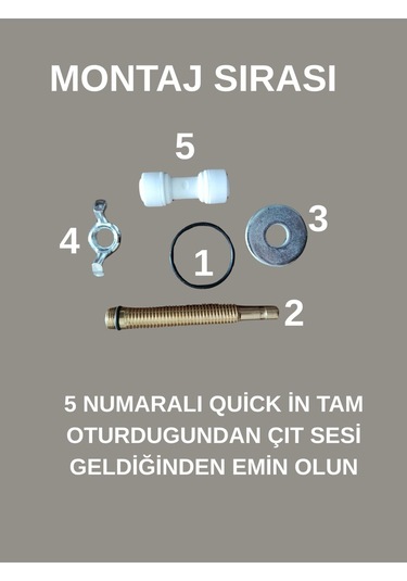 Rudi Armatür Arıtma Musluğu Aç Kapa Musluk Tek Yol 1 Adet Siyah