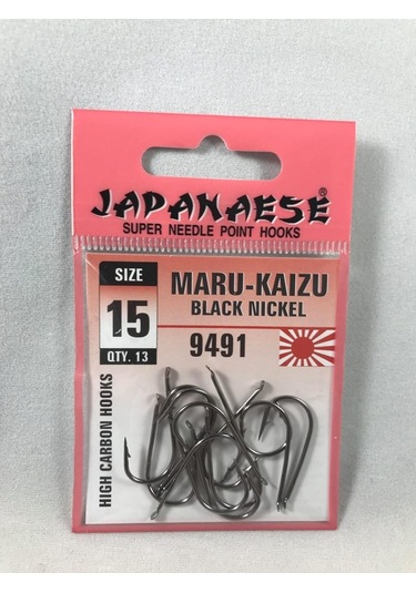 Japanese 9491 Maru Kaizu Black Nikel Iğne