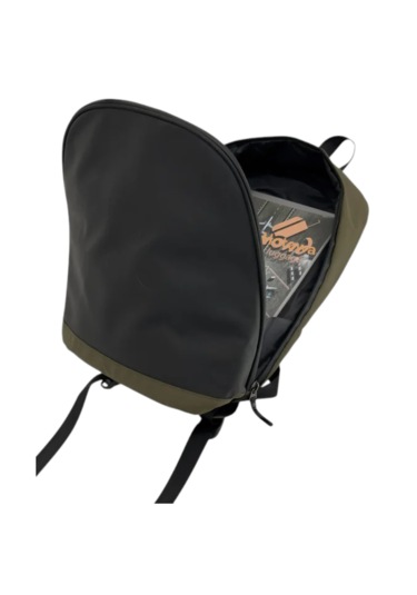 Hotowa Huppi Sırt Çantası Laptop Bölmeli Haki Yeşil Haki - Siyah