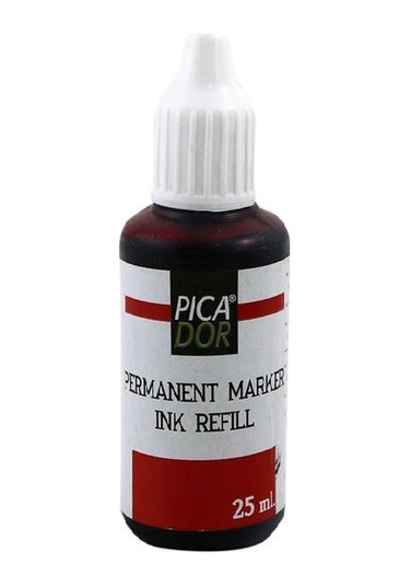 Picador Permanent Mürekkep Kırmızı 25 Ml