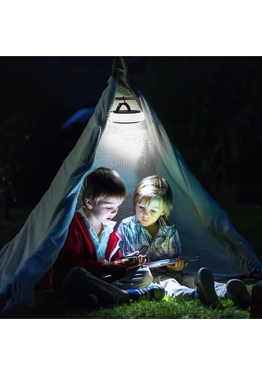 Honmex Siyah Tahtaçıklı Led Işıklı Kamp Fanı - 3600mah Li-pil İle Taşınabilir, Hız Ve Parlaklık Ayarlanabilir