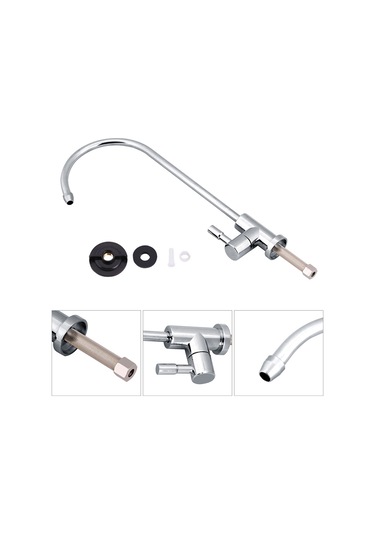 Yaozixa Mutfak Su Arıtıcı Kranı - Çinko Alaşımlı, 360 Döner, Alt Dolap Filtre Sistemlerine Uyumlu, Dayanıklı Tasarım