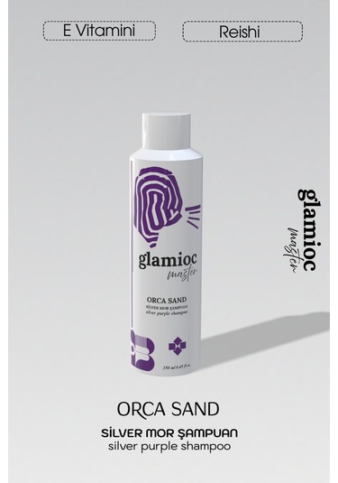 Mioc Kozmetik Glamioc Master Orca Sand Silver Mor Şampuan