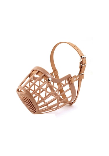 Plastik Köpek Ağızlık No 7 Kahverengi