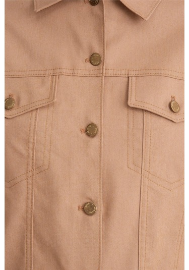 Armine Kısa Denim Ceket 24y5405 Camel-camel Camel