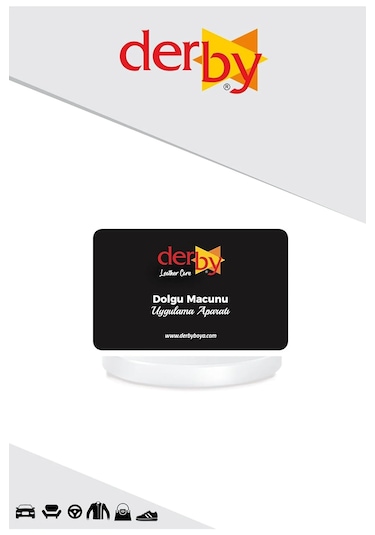 Derby Siyah Deri Çatlak Giderici Dolgu Macunu 50gr